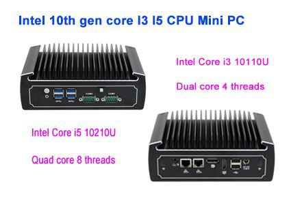 Nog een nieuwe 10e generatie fanless mini-pc